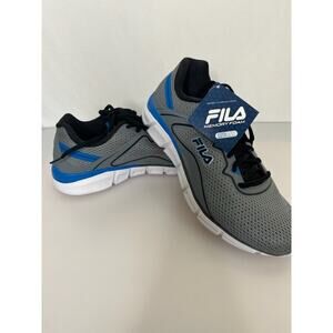 Fila cool max memory foam gray blue athletic shoes men's size 12 - NWT